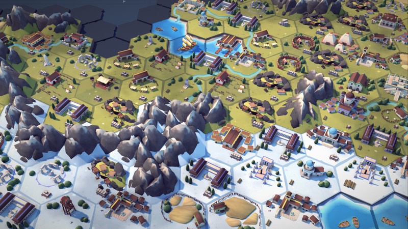 Two empires meeting along a contested border